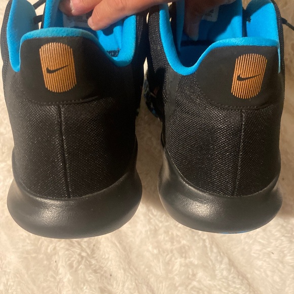 NIKE PRECISION 3 BLUE CAMO SOLE SIZE 11 HIGHTOP SHOES - Picture 4 of 6